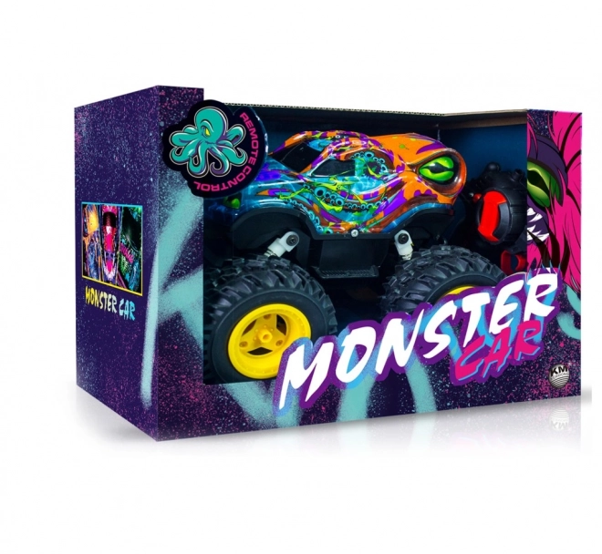 Monster távirányítós autó LED-fénnyel