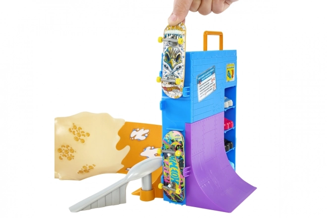 Hot Wheels Tony Hawk cereáliás fingerboard skatepark