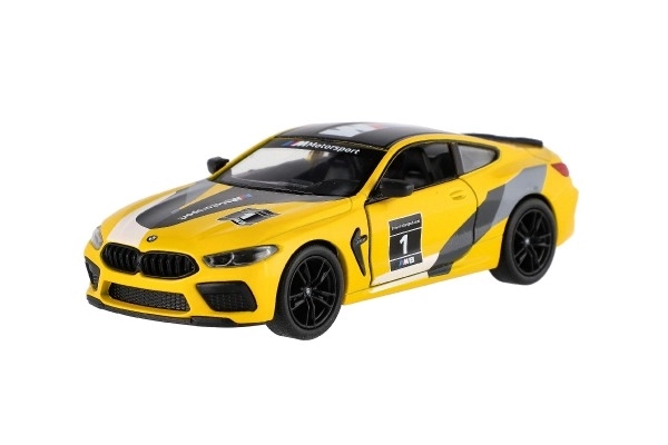 Kinsmart bmw m8 competition coupé autó modell