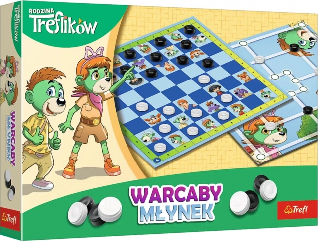 Dámajáték és malom – TREFLIK Család, Trefl