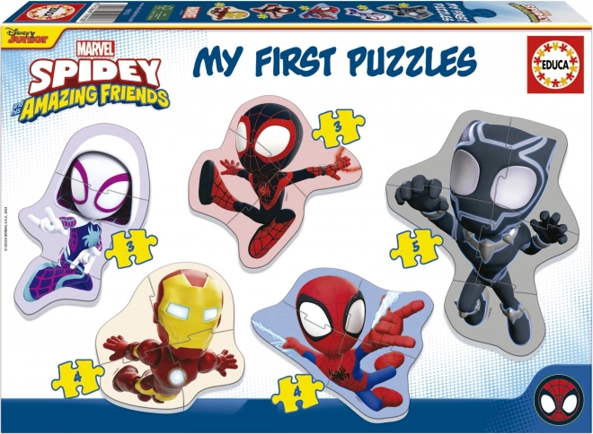 Spidey és csodálatos barátai EDUCA baba puzzle