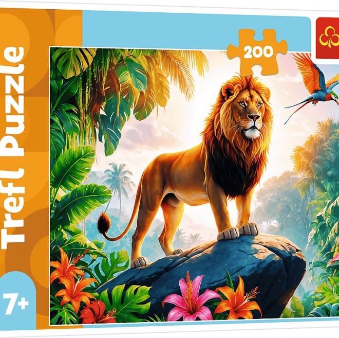 TREFL Puzzle Dzsungel királya 200 darab