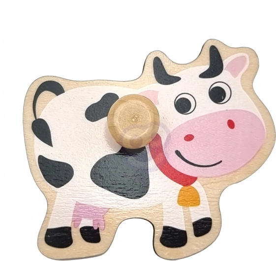 Montessori Fa Puzzle Tanyasi Csiptetőkkel a Woopie Green-től