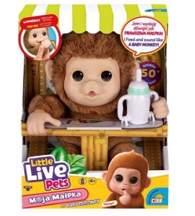 Interaktív majom - Little Live Pets Mango