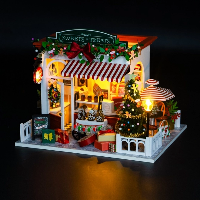 2Kids Toys miniatűr házikó karácsonyi cukrászda