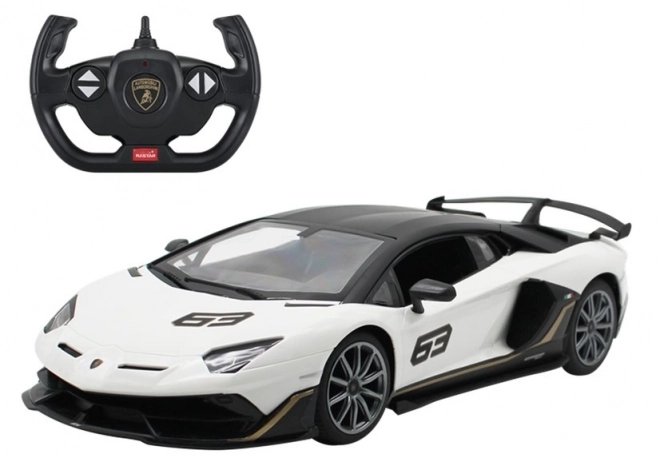 Rastar távirányítós Lamborghini Aventador autó fehér