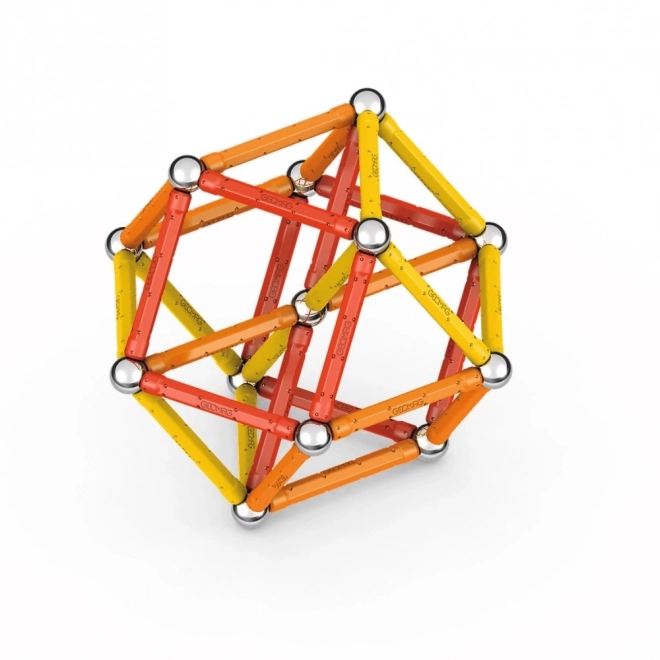 Geomag mágneses építőjátékok klasszikus újrahasznosított 93 darab narancssárga