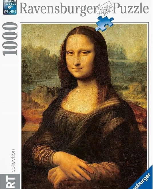 Ravensburger puzzle art collection Moni Lisa 1000 darabos