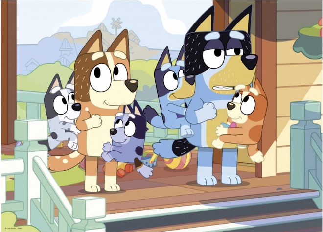 Educa fa puzzle Bluey 100 darab
