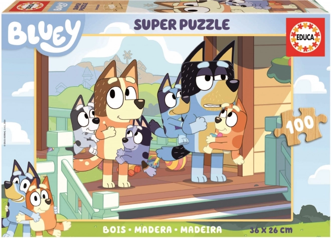 Educa fa puzzle Bluey 100 darab