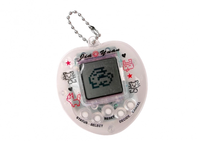 Elektronikus Tamagotchi háziállat fehér