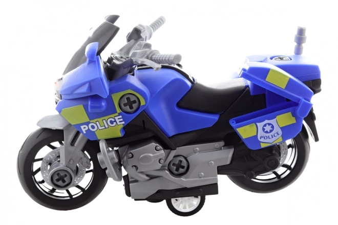 Összeszerelhető világító motorkerékpár