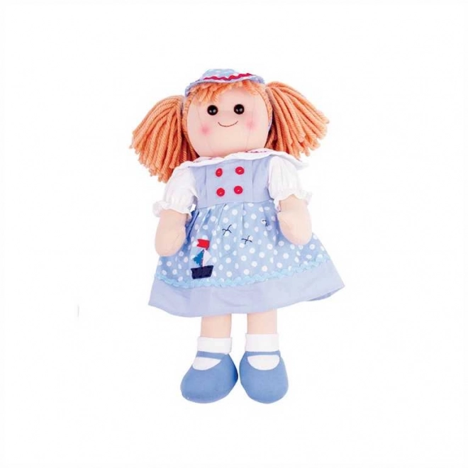 Bigjigs Toys Louise textil baba 38 cm