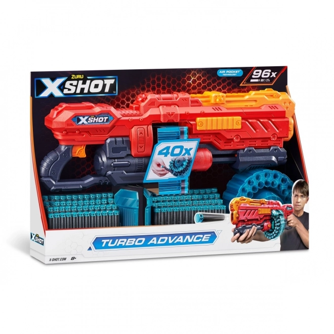 X-Shot excel turbo advance kilövő 96 lövedékkel