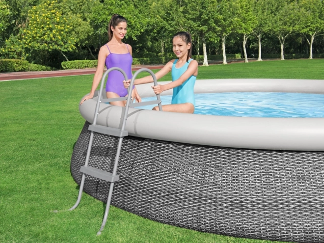 Bestway fémmedence létra 84 cm