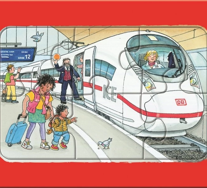 Első puzzle Járművek 3x6 darab