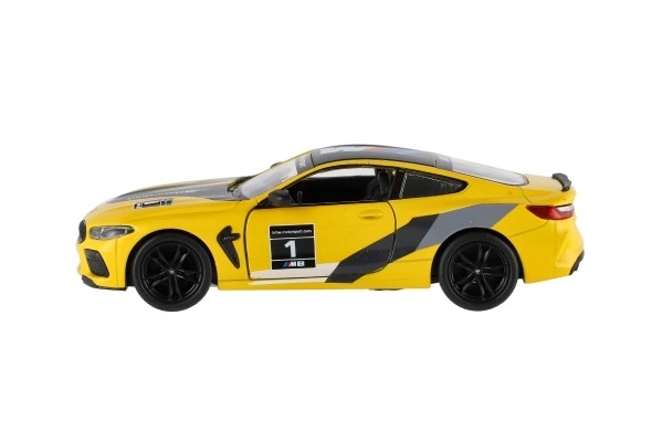 Kinsmart bmw m8 competition coupé autó modell