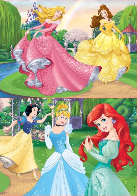 Disney hercegnők 2x20 darabos puzzle