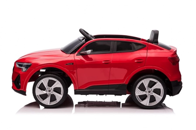 Audi E-Tron piros akkumulátoros autó QLS-6688