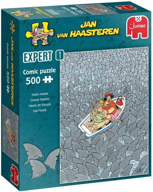 Jan Van Haasteren puzzle - cápamánia 500 darabos