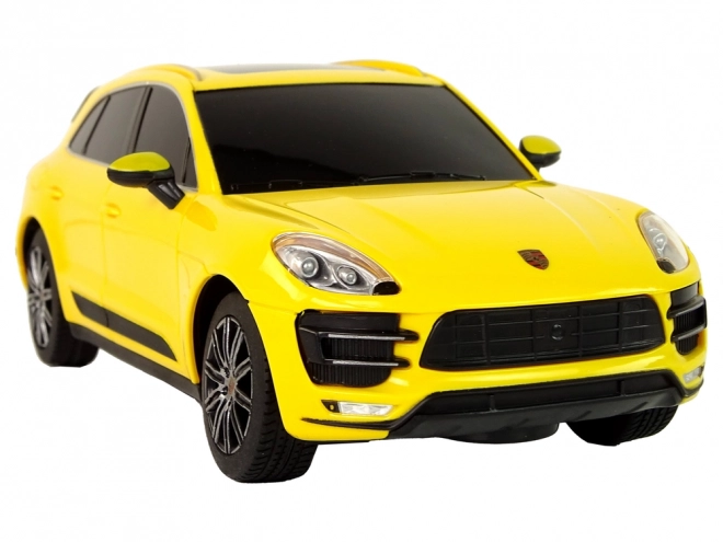 Rastar porsche macan turbo sárga távirányítós autó 1:24