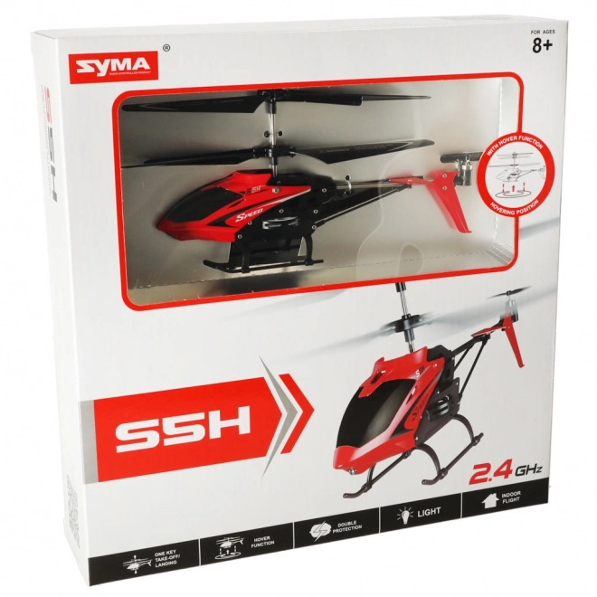 Zuhanyzó RC helikopter piros