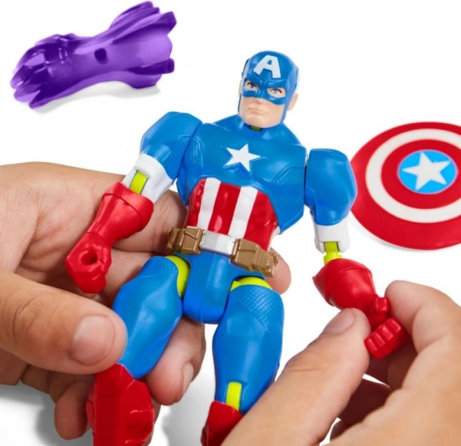 Avengers Mixmashers Amerika Kapitány figura