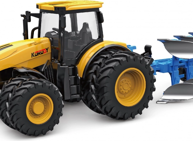 Traktor tartozékokkal és effektekkel