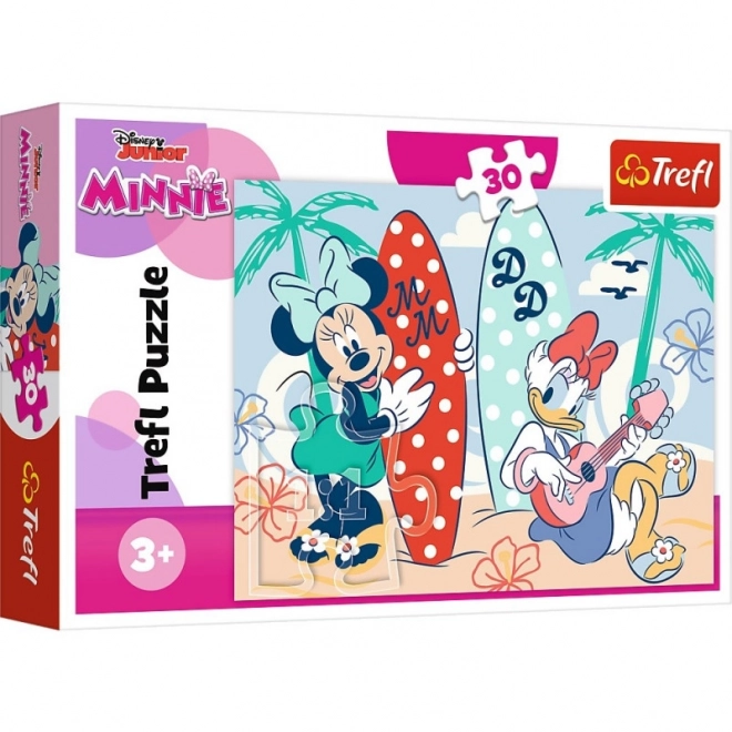 Színes MINNIE puzzle 30 darabos