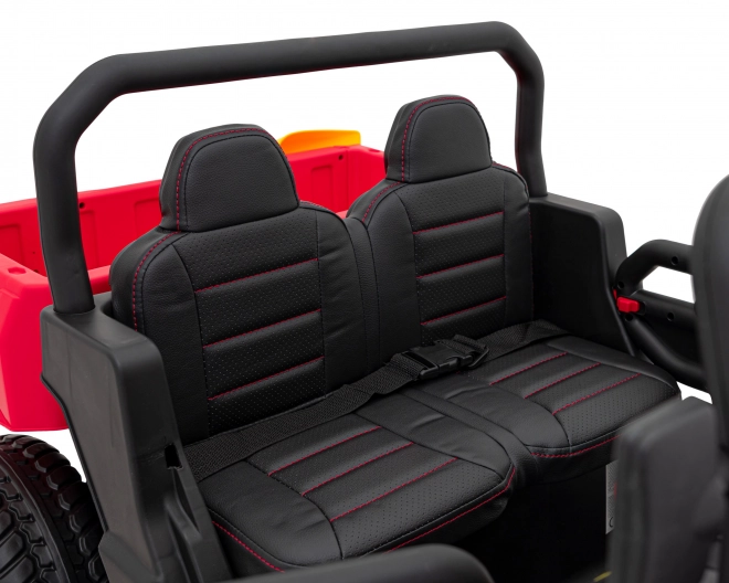 Auto Pick-Up Speed 900 pro gyerekek Piros + 4x4 hajtás + mozgó pumpa + csomagtér + távirányítás + lapát + LED audio