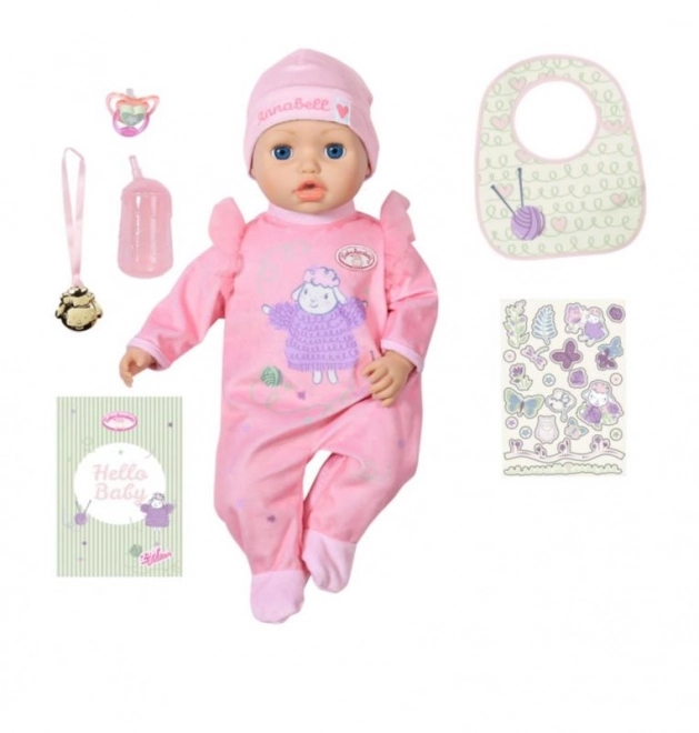 Baby Annabell interaktív baba 43 cm