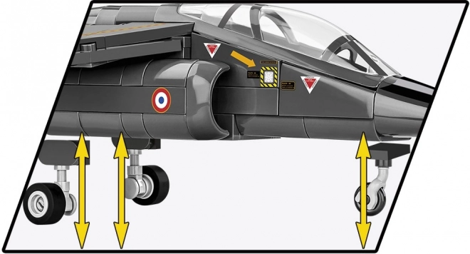 Fegyveres erők Dassault Alpha Jet francia légierő modell 1:48