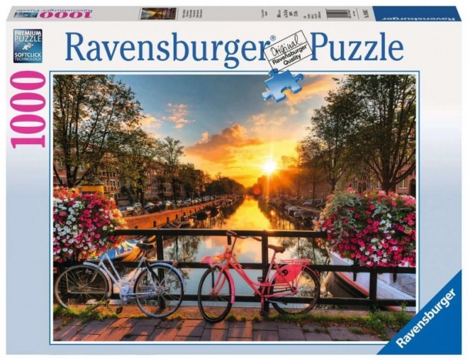 Ravensburger puzzle biciklik Amszterdamban 1000 darab