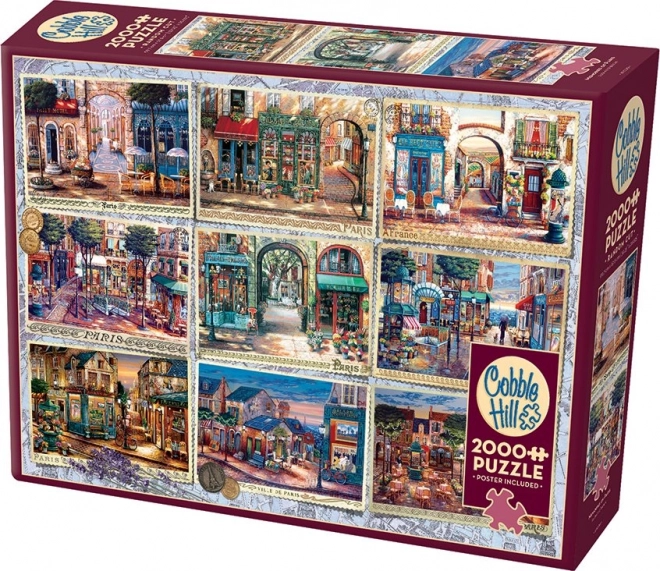 Cobble Hill Párizsi emlékek puzzle 2000 darabos