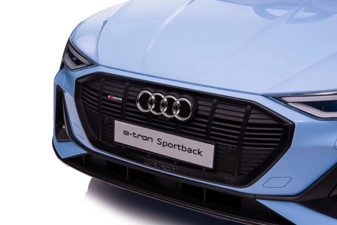 Audi E-Tron Akkumulátoros autó kék QLS-6688