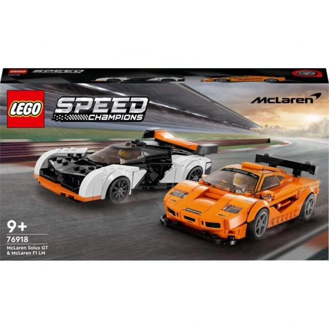 Lego Speed Champions McLaren Solus GT és McLaren F1 LM