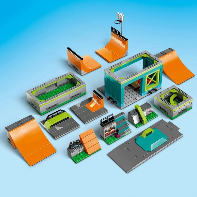 Lego City utcai skatepark