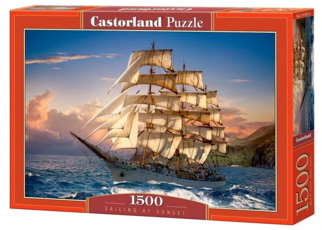 Castorland puzzle hajókázás alkonyatkor 1500 darabos