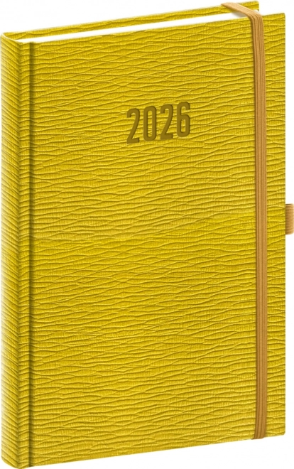 Dennapi Planner Rivoli 2026 sárgászöld