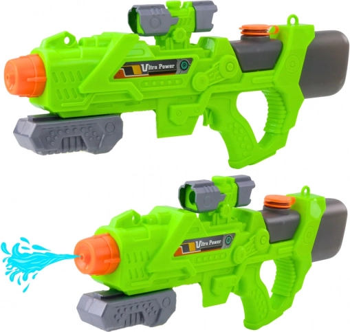 Mechanikus vízipisztoly 550 ml zöld