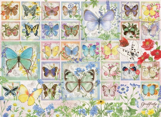 Cobble Hill pillangós puzzle 500 darab