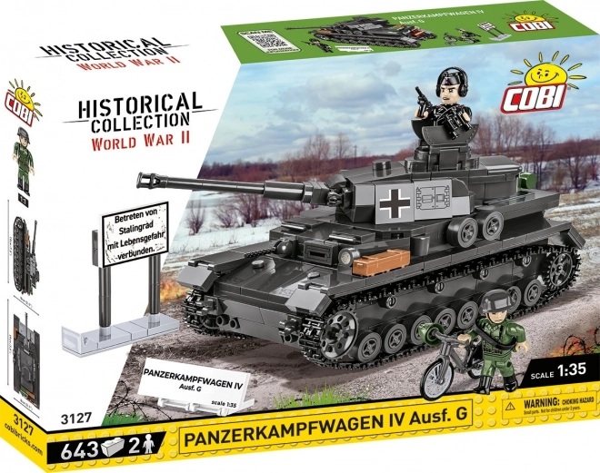 Panzerkampfwagen IV Ausf. G építőkocka készlet