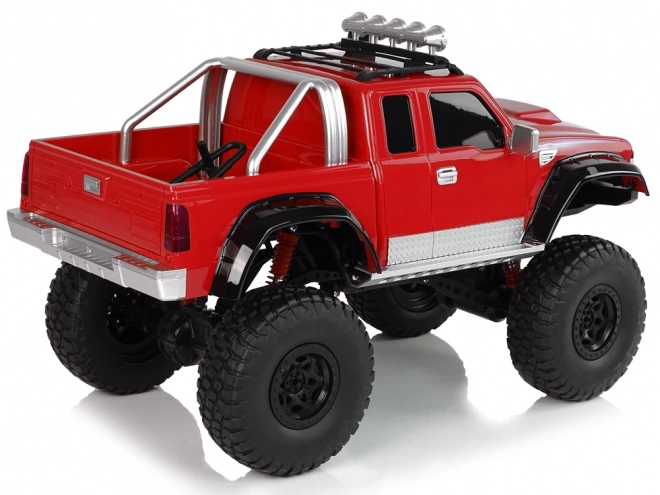 Távirányítós terepjáró autó 1:8 piros 4x4