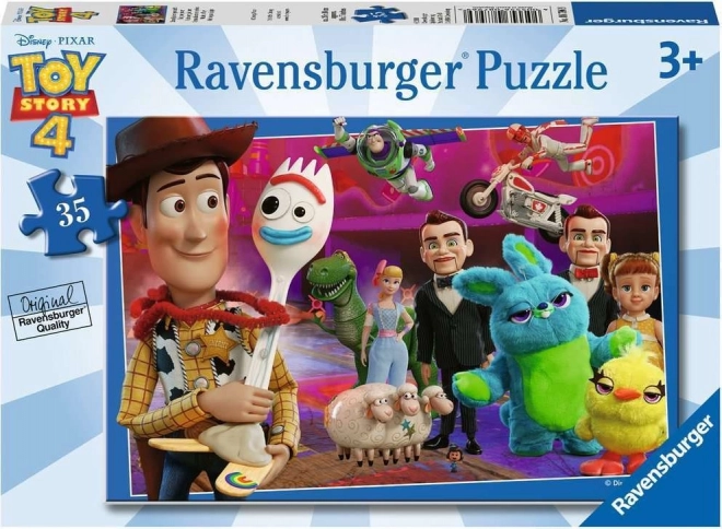 Puzzle Toy Story 4: Woody és Forky 35 darabos