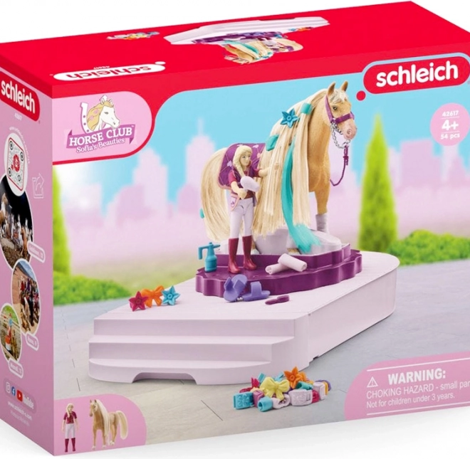 Schleich Horse Club Sofia's Beauties lovasápolási forgóállomás