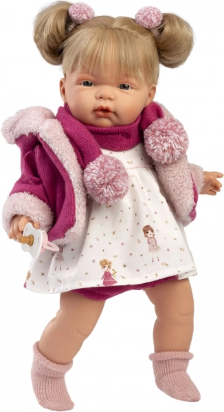 Llorens Joelle - valósághű baba hangokkal 38 cm