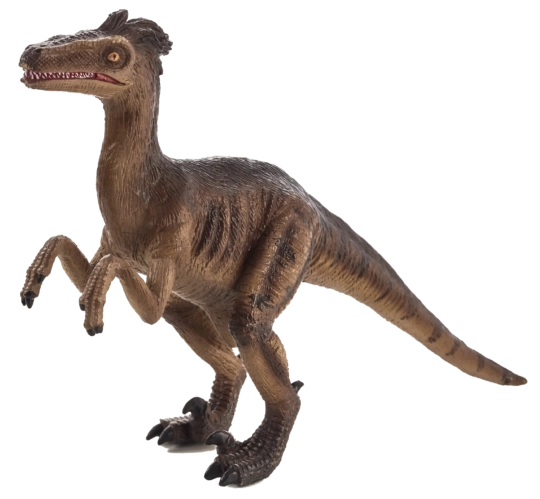 Mojo velociraptor figura - barna