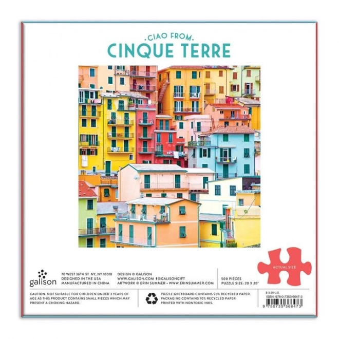 Cinque Terre puzzle 500 darabos