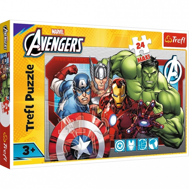 Puzzle 24 Maxi – MARVEL The Avengers – Bosszúállók