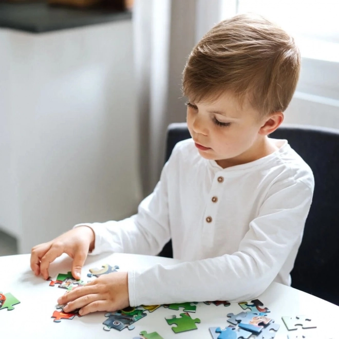 Disney Hercegnők Gyönyörű Virágok 3 az 1-ben Puzzle